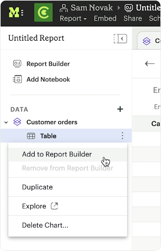 Add chart