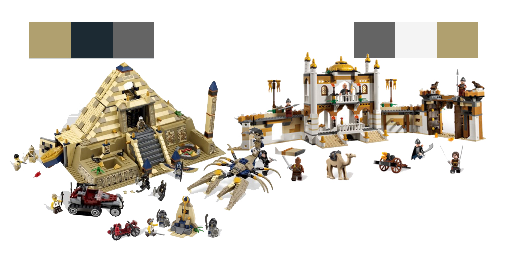 Pharaoh's Quest and Prince of Persia Legos