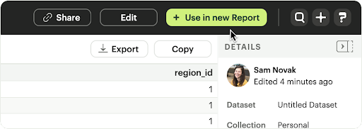 Share a dataset