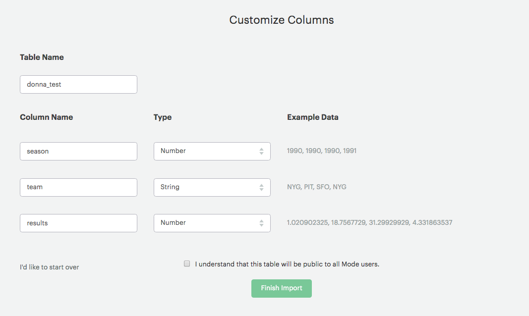 Adding Public Data