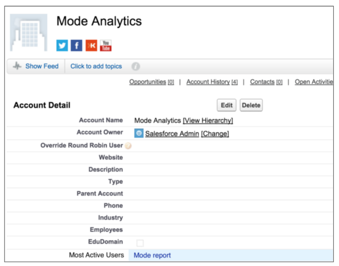 Custom Field in Salesforce